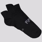 Kit Meia Fila Fast 2 Pares Preto Kit Meia Fila Fast 2 Pares Preto