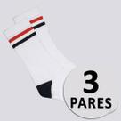 Kit Meia Fila Striped 3 Pares