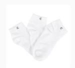 Kit meia infantil Cia da meia com 3 pares Tam M
