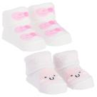 Kit Meia Infantil Com 2 Pares Recém-Nascido Menina - Pimpolho Baby
