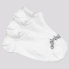 Kit Meia Kappa 3 Pares Super Invisível Feminina Branca
