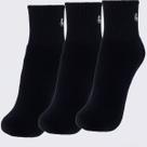 Kit Meia Lupo AM Sport Cano Médio 3 Pares Preta