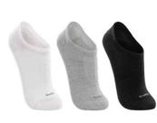 Kit Meia Lupo Au Sport - Branco/Cinza/Preto - Tam M