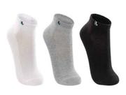 Kit Meia Lupo Au Walk - Cinza/Preto/Branco - Tam G
