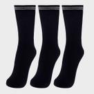 Kit Meia Lupo Sport Básica Cano Longo 3 Pares Preta Kit Meia Lupo Sport Básica Cano Longo 3 Pares Preta