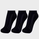 Kit Meia Lupo Sport Roma Cano Curto 3 Pares Preta