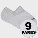 Kit Meia Lupo Sport Sapatilha 9 Pares Branca