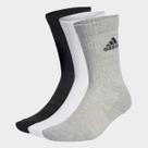 Kit Meia Masc Longo Adidas Crew 3 Pares Ic1311-(Vazio)