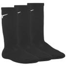 Kit Meia Mizuno Cano Alto Training Pacote com 3 pares - Preto Kit Meia Mizuno Cano Alto Training Pacote com 3 pares - Preto