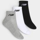 Kit Meia New Balance c/3 Pares Cano Curto Feminina