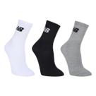 Kit Meia New Balance Cano Longo c/ 3 Pares Feminina Kit Meia New Balance Cano Longo c/ 3 Pares Feminina