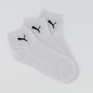 Kit Meia Puma 9 Pares Cano Médio Branca