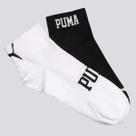 Kit Meia Puma Cano Baixo 2 Pares Preta e Branca Kit Meia Puma Cano Baixo 2 Pares Preta e Branca