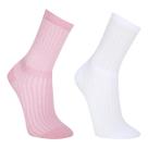 Kit Meia Puma Cano Longo Esportiva 2 Pares Feminino