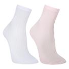 Kit Meia Puma Cano Médio Esportiva 2 Pares Feminino Kit Meia Puma Cano Médio Esportiva 2 Pares Feminino