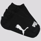 Kit Meia Puma Sapatilha 3 Pares Infantil Preta