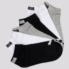 Kit Meia Puma Sapatilha 6 Pares Infantil Cinza Kit Meia Puma Sapatilha 6 Pares Infantil Cinza