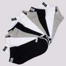Kit Meia Puma Sapatilha 9 Pares Infantil Cinza