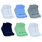 Kit meia revenda baby feliz 6 pares meias infantil 0 a 6 meses coloridas