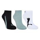 Kit Meia Sapatilha Infantil Puma C/ 3 Pares Menino