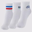 Kit Meia Selene 3 Pares Juvenil Branca Kit Meia Selene 3 Pares Juvenil Branca