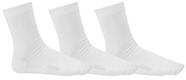 Kit Meia Soquete Infantil Juvenil Lisa Com 3 Pares Ogochi Cano Médio 23476