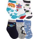 Kit Meia Youdelos Recém Nascido C/06 Pares Estampas Variadas Masculina