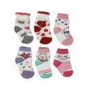 Kit Meia Youdelos Recém Nascido C/06 Pares Estampas Variadas