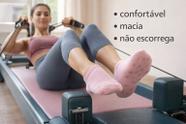 Kit Meias 3,6,9 ou 12 pares Cano Curto Soquete Pilates, Yoga Conforto com Antiderrapante 31 AO 36