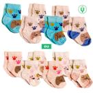 Kit Meias Cachorrinhos 6 Pares Recém Nascido Marca Totó