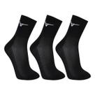 Kit Meias Cano Médio Mizuno Basic 3 Pares
