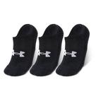 Kit Meias Under Armour 3x1 Unissex Core Cotton Invisivel