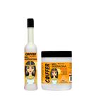 Kit Mel e Queratina Coiffer shampoo e mascara p/ Brilho Nutrição Maciez