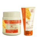 Kit Mel finalização capilar 1 Banho de creme 250ml 1 Finalizador 150ml