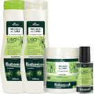 Kit Melaço De Cana Shampoo + Condicionador + Máscara 500ml + Fluido 30ml Bothanico