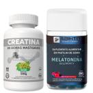 Kit Melatonina Gummys Abihto e Creatina Gummy Uva Verde c/60