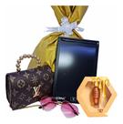 Kit Menina Bolsa Inspirada Grife Óculos Gloss Lousa Digital