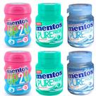 Kit mentos pure fresh 2 winter green + 2 mint e 2 up2u - mentos