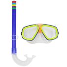 Kit mergulho infantil com máscara de proteção e snorkel