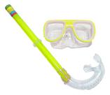 Kit Mergulho Snorkel e Óculos Infantil Piscina Mergulhador