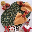 Kit Mesa 10 Capas Sousplat 10 Bases 10 Guardanapos 10 Anéis Kit Mesa 10 Capas Sousplat 10 Bases 10 Guardanapos 10 Anéis