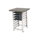 Kit - Mesa Apoio MES-004 Bancada capacidade 8 Níveis + 4 Assadeiras 35x35 - Progás