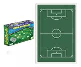 Kit Mesa Campo Futebol + Jogo De Botão 2 Times Copa Brasil