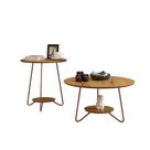 Kit Mesa Centro e Mesa Apoio Decoração para Escritório e Sala Liz Cores - EJ