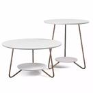 Kit Mesa de Centro e Lateral Liz , Pés de ferro reforçados Design e Elegância