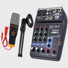 Kit Mesa de Som 4 Canais com Microfone de Mesa Condensador