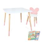 Kit Mesa e Cadeira Infantil Borboletinha