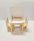 KIT MESA MDF COM BAU 60x60 + 2 31CM KIT MESA MDF COM BAU 60x60 + 2 31CM