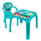 Kit Mesa Mesinha e 1 Cadeira Infantil Educativa Resistente Brincar Estudar