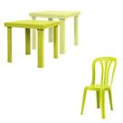 Kit Mesa Mesinha Infantil Desmontável + Cadeira P/ Crianças Estudo Alimentação Multiuso Praia Piscina Kit Mesa Mesinha Infantil Desmontável + Cadeira P/ Crianças Estudo Alimentação Multiuso Praia Piscina